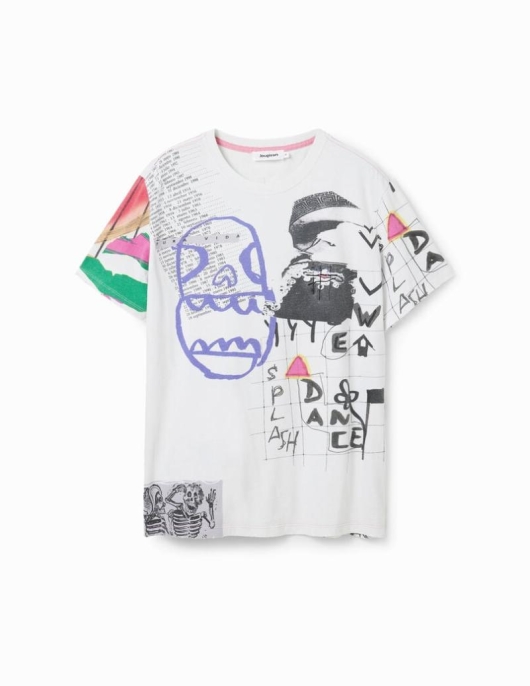 Homme Desigual T-shirts Et Polos | T-Shirt Illustrations