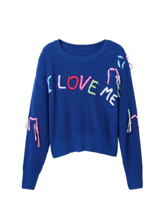 Femme Desigual Pulls | Pull &Quot;Love Me&Quot;