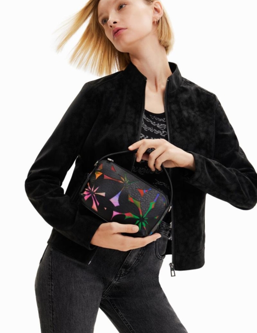 Femme Desigual Sacs | Mini Sac Fleurs Estampees