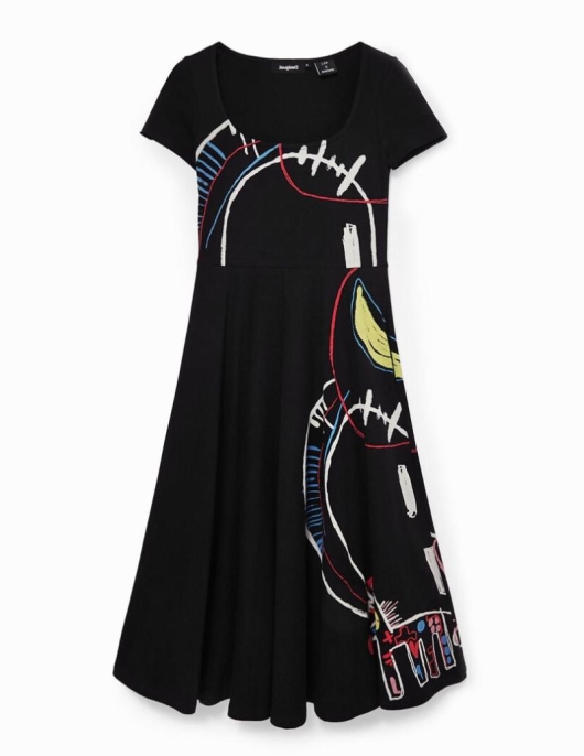 Femme Desigual Robes Et Combinaisons | Robe Midi Arty