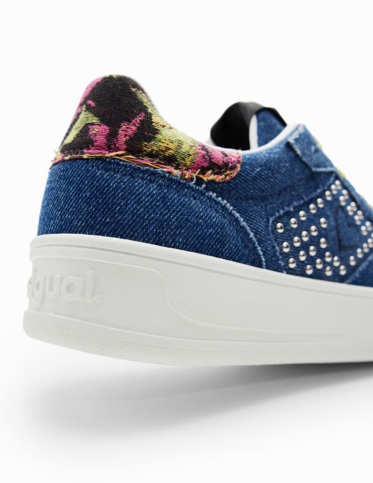 Femme Desigual Baskets | Baskets Plateforme Denim C&Oelig;Ur