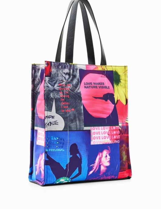 Femme Desigual Sacs | Grand Sac Shopper Collage