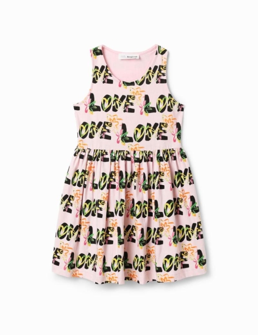 Enfant Desigual Robes | Robe Sans Manches Love