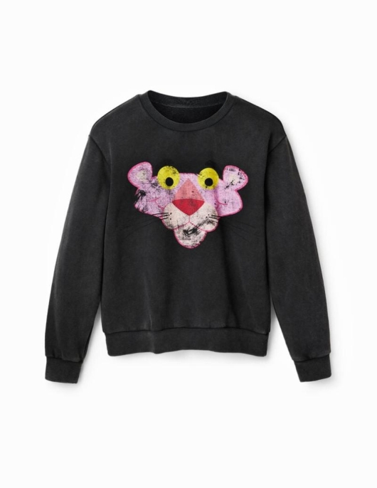 Femme Desigual Pulls | Sweat-Shirt PanthÈRe Rose Use